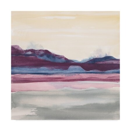 Trademark Fine Art Chris Paschke 'Purple Rock Dawn Ii' Canvas Art, 24x24 WAP05680-C2424GG